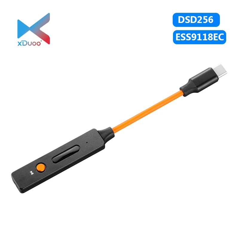 XDuoo LINK DSD256 Digital Portable DAC Headphone Amplifier Type-C Mobile Phone USB Decoding Cable Amp Support 32Bit/384khz - ANKUX Tech Co., Ltd