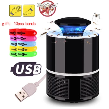 

5W USB Powered Electric Photocatalytic Anti Mosquito Killer Lamp UV Photocatalys Bug Anti Insect Killer Bug Zapper Trap UV Light