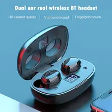 Bluetooth Headset Tws Wireless Headset Stereo Headset Ios android Mobile Phone HD Call Mini In ear Sports 5 0HIFI Supports 5 0