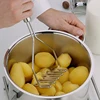 1pcs stainless steel kitchen gadget potato masher press cooking tool mashed potatoes wavy pressure Ricer Kitchen accessories ► Photo 1/6