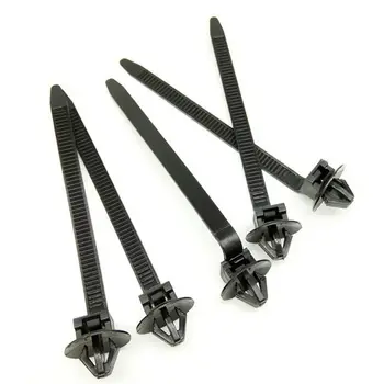 

Loom Fastener clip Hose Clamps Length 92mm Width 5mm Bundled Wire Band Car Durable