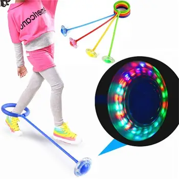

Colorful Ankle Swing Ball LED Flashing Jumping Ropes Ball Sports Toys For Fitness Exercise Workout Game Gift Fits Kids Adults