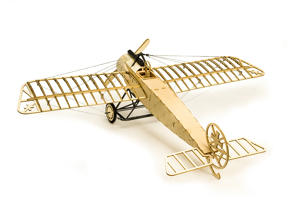 DIY ремесло, Деревянный Строительный набор, строительные игрушки, рождественский подарок, 1:23 Fokker E. III Eindecker WW1 истребитель статические модели X8