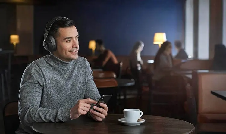 Беспроводные наушники Jabra Elite 85h с шумоподавлением, Накладные наушники Bluetooth, совместимые со встроенным микрофоном для iPhone и Android