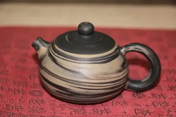 

Jianshui ceramic puer tea pot ZI TAO purple ceramic MINI teapot XI SHI number 2 for pu er oolong black tea about 85-90ml