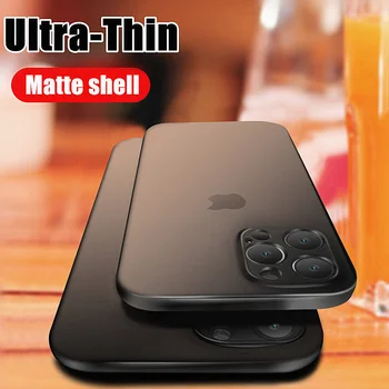 Ultra Thin 0.2mm Matte Case For IPhone 13 12 Mini X XR XS 11 Pro Max Full Cover For IPhone 7 6 6s 8 Plus Hard PC Shockproof Case 1