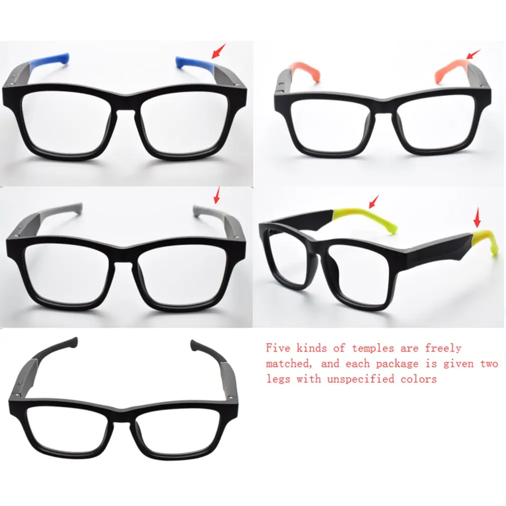 K1 Smart Wireless Headset Glasses 90mAh USB Car Sports Anti-Blu-ray Bone Conduction 5.0 Glasses Headphones