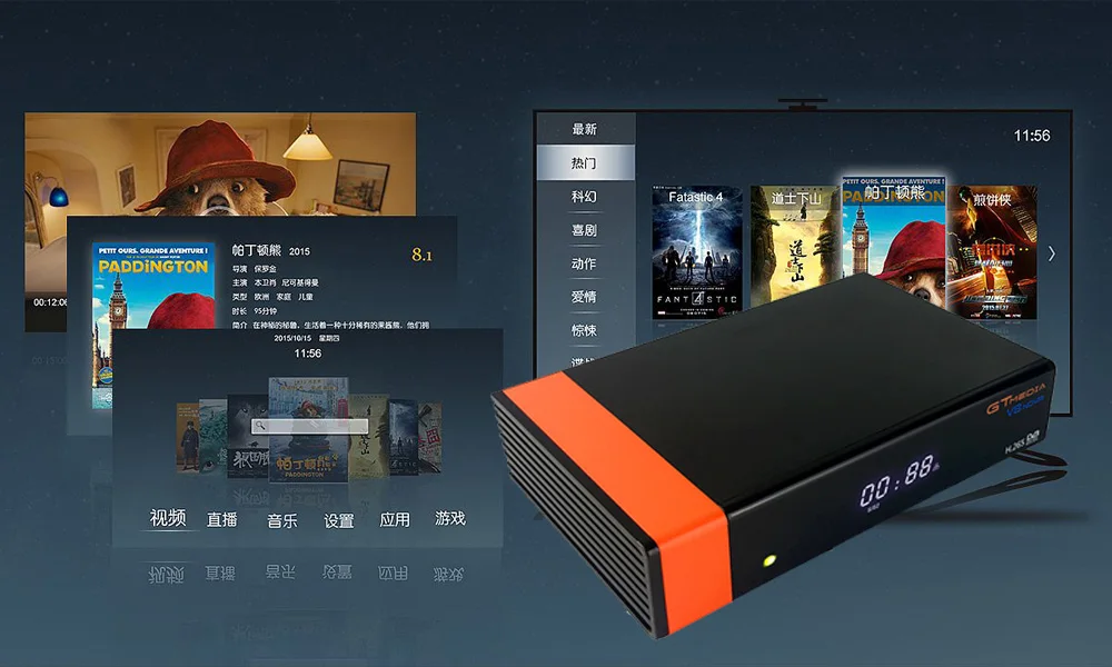 GT медиа V8 Nova DVB-S2 Freesat спутниковый ресивер V8 супер H.265 wifi 1 год Европа Испания PT DE PO CCcam ТВ Декодер HDMI 1080p
