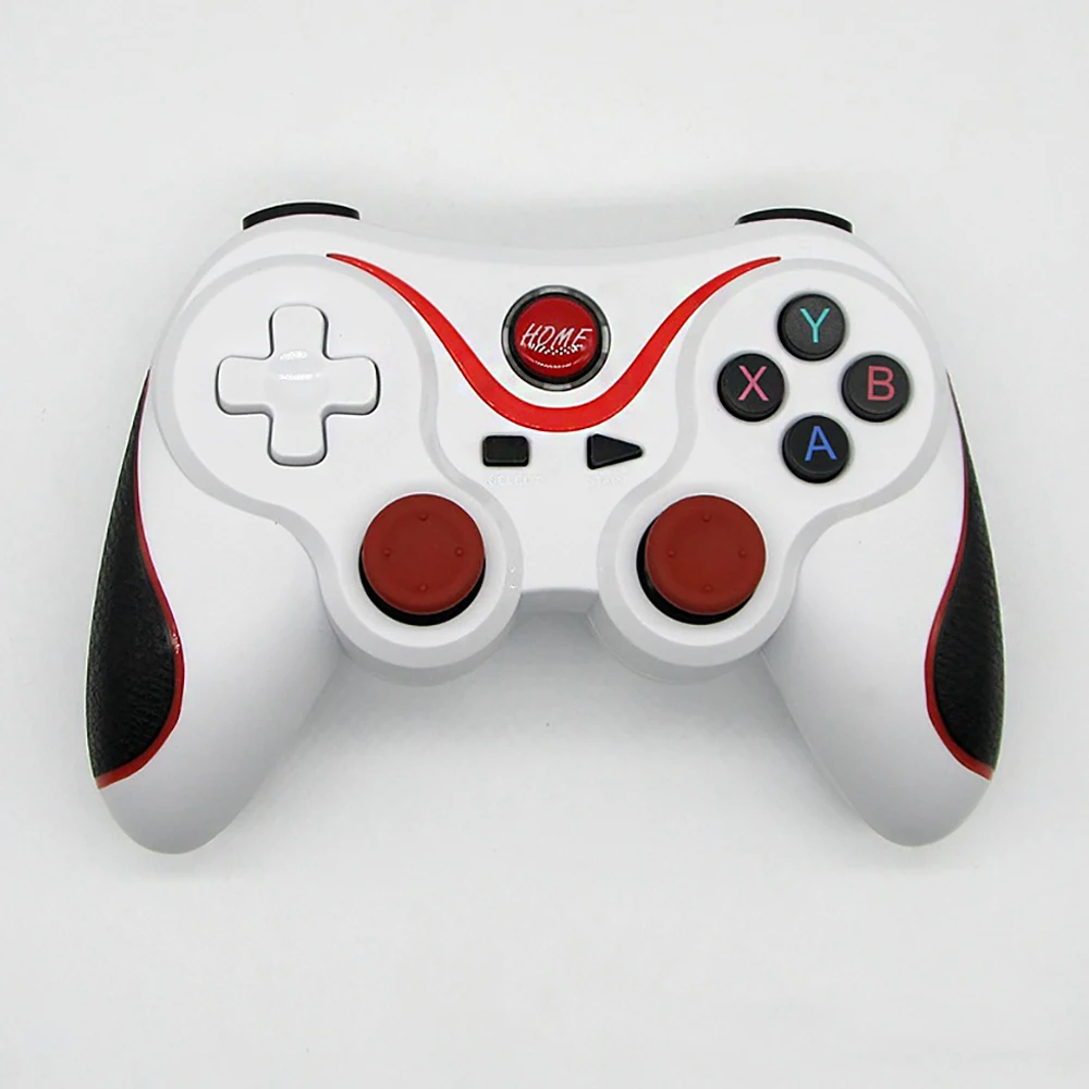 white gamepad Беспроводной Android геймпад T3 X3 беспроводной джойстик игровой контроллер bluetooth BT3.0 джойстик для мобильного телефона планшета ТВ коробка держатель геймпад для телефона джостик для телефона джостик gamepad - Цвет: white gamepad
