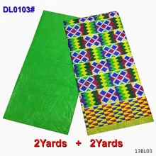 LIULANZHI африканская восковая ткань модная Смешанная цветная комбинированная африканская восковая полиэфирная ткань для платья 4 ярда 13BL01-13BL25