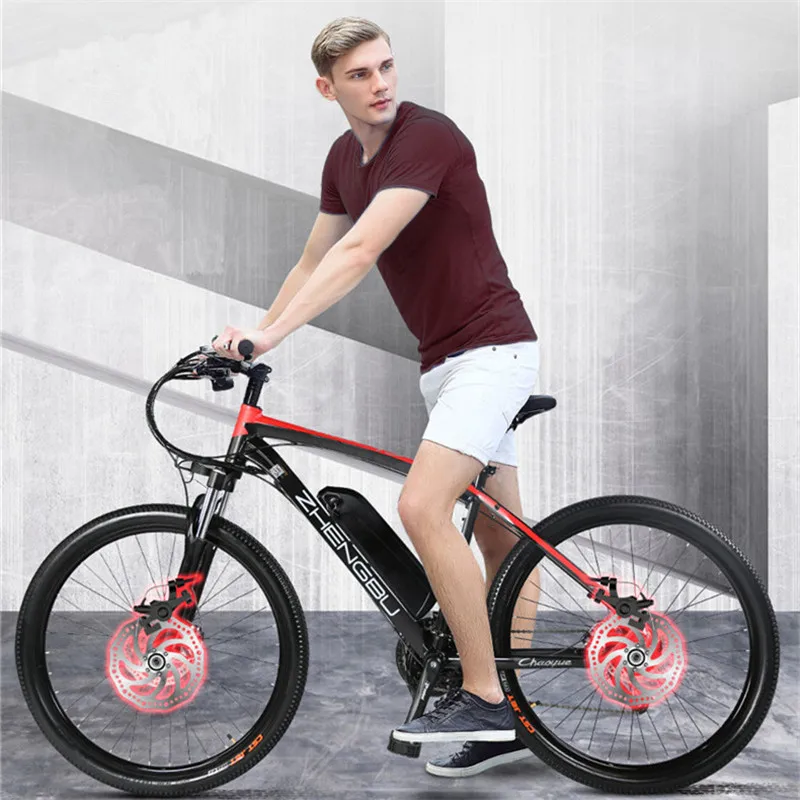 Smart Electric Bicycle Bike 7 Variable Speed 48V 250W 70KM Adults Electric Scooter For Adult With LED Headlight