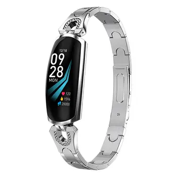 

New Smart Bracelet Women Activity Fitness Tracker Heart Rate Monitor Blood Pressure IP67 Waterproof Smart Wristband Female Clock