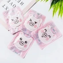 Творческий прочного тепла патч с изображением милой свинки для тела колодки 10 шт./упак. удобный живот наклейка с подогревом тела горячей пасты работников обхват талии