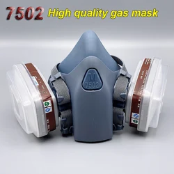 new 7502 / 6001 protective mask Poison Respirator Half Face Widely Use Mask Chemical Paint Spray Pesticide Protection Gas mask