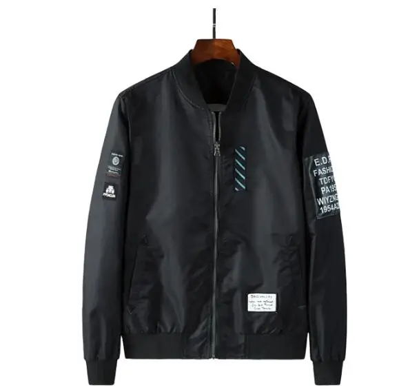 Tide bomber куртка мужская пилот с заплатками зеленая Двусторонняя одежда тонкая пилот Куртка бомбер мужская ветровка куртка для мужчин