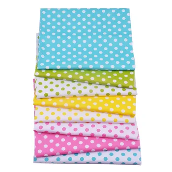 

8pcs/Lot,Multi Color Dot Series Printed Cotton Fabric,Sewing Quilting Fabrics Bundle,DIY Patchwork Handmade Cloth 50x40cm