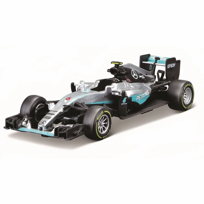 Bburago 1:43 2016 Mercedes F1 WO7 Hybrid #6 Nico Rosberg Alloy Luxury Vehicle Diecast Cars Model Toy Collection Gift |