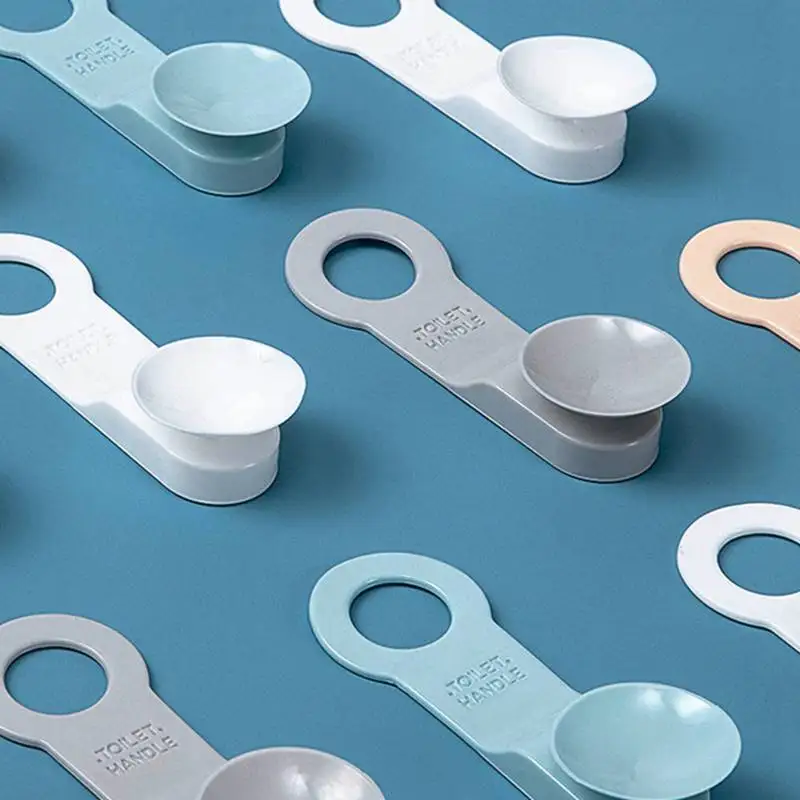

2 Pcs Toilet Lid Lifter Anti-dirty Silicone Toilet Lid Handle Toilet Seat Handle Portable Lid Device#1 #