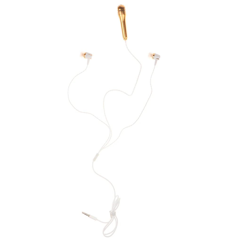 MagiDeal Universal In-Ear Headphone Wired Earbuds Earphones with Mini Mic