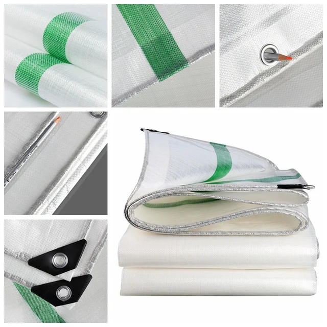 0,38 Mm Vastag Pe Tarpaulin Kerti Erkély Terasz Eső-