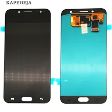 Супер AMOLED lcd для samsung Galaxy C8 C7100 C710F lcd дисплей кодирующий преобразователь сенсорного экрана в сборе