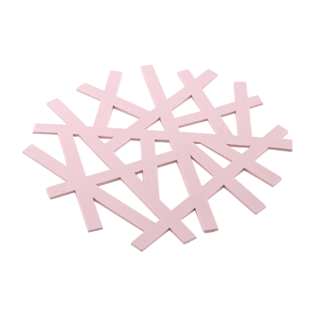 Форма снежинки термостойкие салфетки для дома полый коврик для запекания анти-горячий коврик