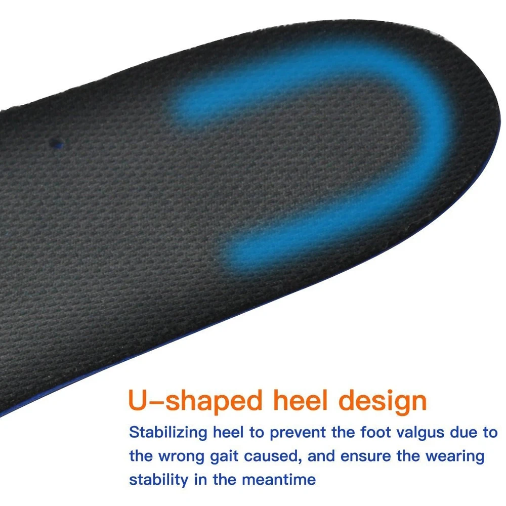 Silica Gel Insole Insole Support Orthotic Arch Scalable 1pair Insoles Shock Absorption Orthotic Insole Sports Soft Shoe Inserts