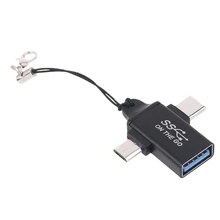 Aliexpress - 85DD 2in1 90 Degree Micro USB Type C OTG Adapter Converter for Cellphone Tablet PC