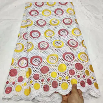 

African dry lace fabric high quality cotton swiss voile lace in switzerland dubai fabric nigerian lance fabrics 5yards