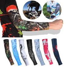 Фсти 1 пара носков в стиле унисекс велосипедные рукава принт на открытом воздухе для занятий велоспортом, защита от солнца манжеты летняя Рыбалка муфта для рук Путешествия Пеший Туризм одежда