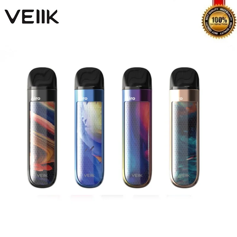 

Original VEIIK Airo Pod Limited Edition 360mAh Build-in Battery with 2ml Vape Pod & 1.2ohm Coil Vaporizer VS Renova Zero Kits