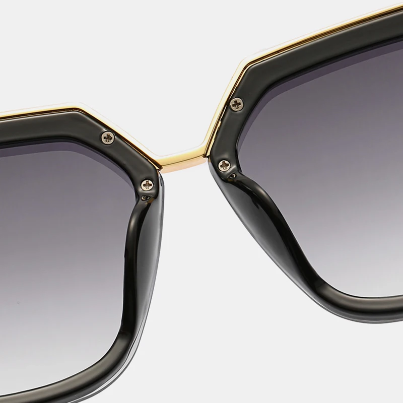 LeonLion Square Oversized Sunglasses Women Mirror Sunglasses Women/Men Luxury Glasses For Women Designer Oculos De Sol Feminino