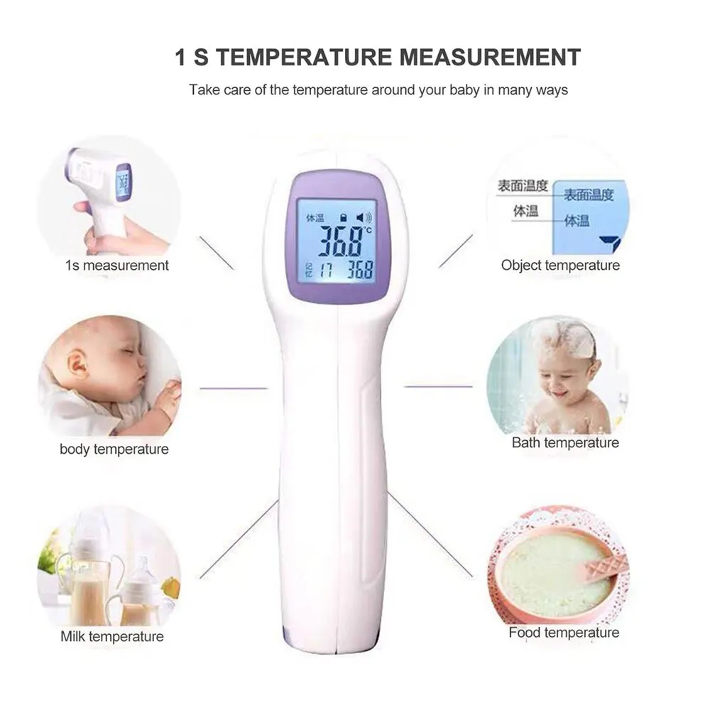 

Child Forehead Gun Baby Digital Thermometer Adult Infrared Forehead Thermometer Infrared Thermometer