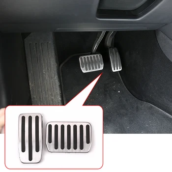 

Alloy Car Brake Fuel Gas Pedal Kit Brake Non-Slip Performance Accelerator Foot Rest Modified For Tesla Model 3 Auto Accessories