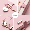 Secret Notebook Ruled Journal Lined Diary With Lock Creative Gift Heart Lock ► Photo 3/6