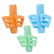 3 шт./компл. школьные принадлежности карандаш держатель инструментов силикона два пальца эргономичный пишущий карандаш помощи Grip коррекции осанки T U8V1