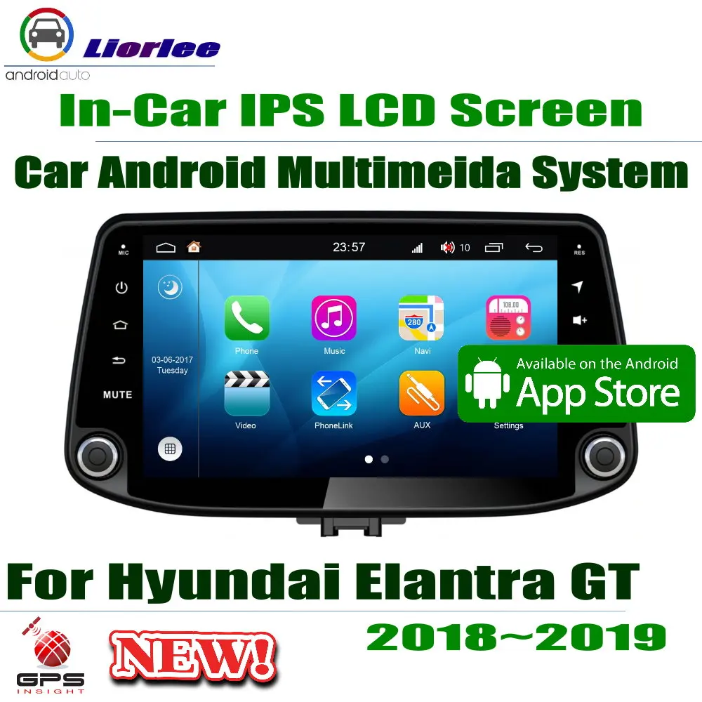 New version For Hyundai Elantra GT 2018 2019 Android System 9" HD IPS LCD Screen Head Unit GPS Radio Player Navi Multimedia |