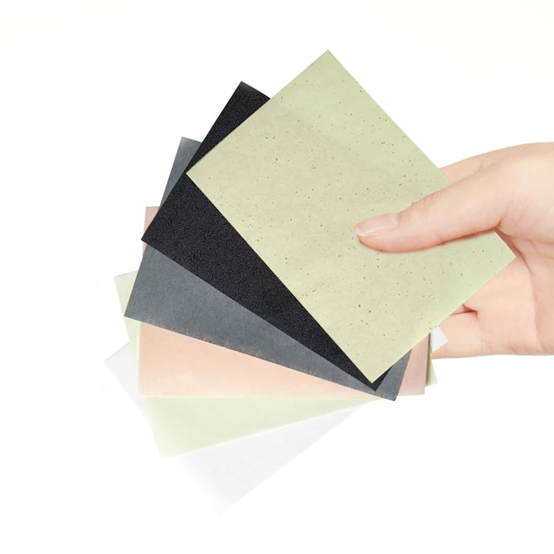 100PCS Oil Blotting Paper Facial Cleansing Oil Control Absorbing Tissues Straight For Handy Face Blotting Sheets Men Women TSLM1