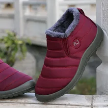 Женские ботильоны; женские зимние ботинки; женская обувь на плоской подошве; женские зимние водонепроницаемые ботинки; теплые ботинки на меху; женская обувь; сезон осень