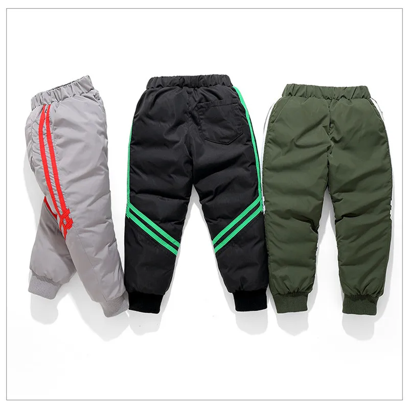 Winter 2019 Teens Girls Boys Down Pants Children High Quality Warm Down Pant Boys Trousers Kids Leggings Teenage Down Ski Pants (6)