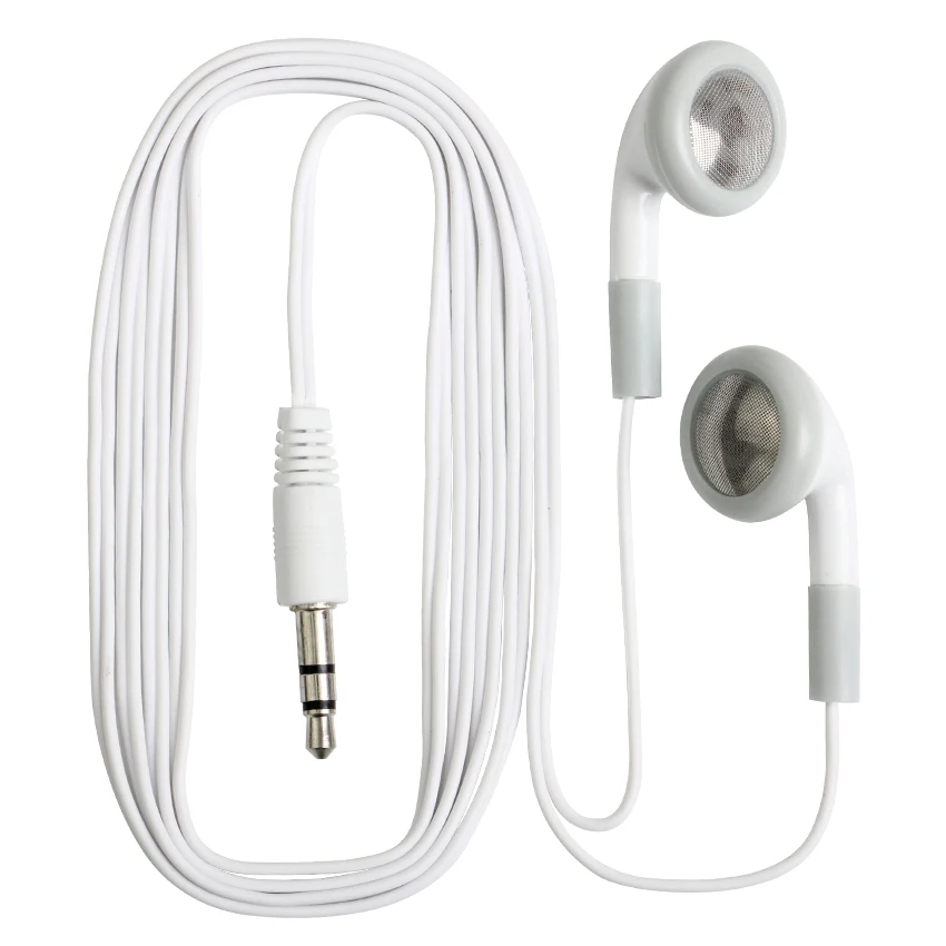 Wholesale Cheapest 3.5mm Disposable Earphones Earbuds for Theatre Museum School Library hotel hospital Gift 100pcs/lot | Электроника