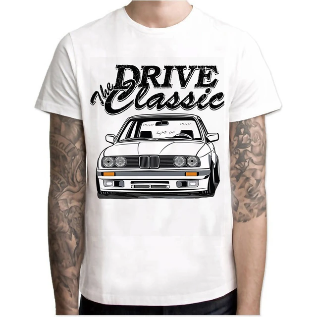 Harajuku Cool Automotive Car Turbo E30 E36 E46 t shirt men Anime T