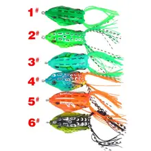 

75% Discounts Hot! 6cm Freshwater Seawater Lifelike5 Fishing Bait Stimulation Frog Lure Supply Tool