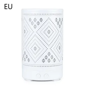 

100ml Aromatherapy Diffuser Hollow-Carved Mist Humidifier with 7 Colorful Light