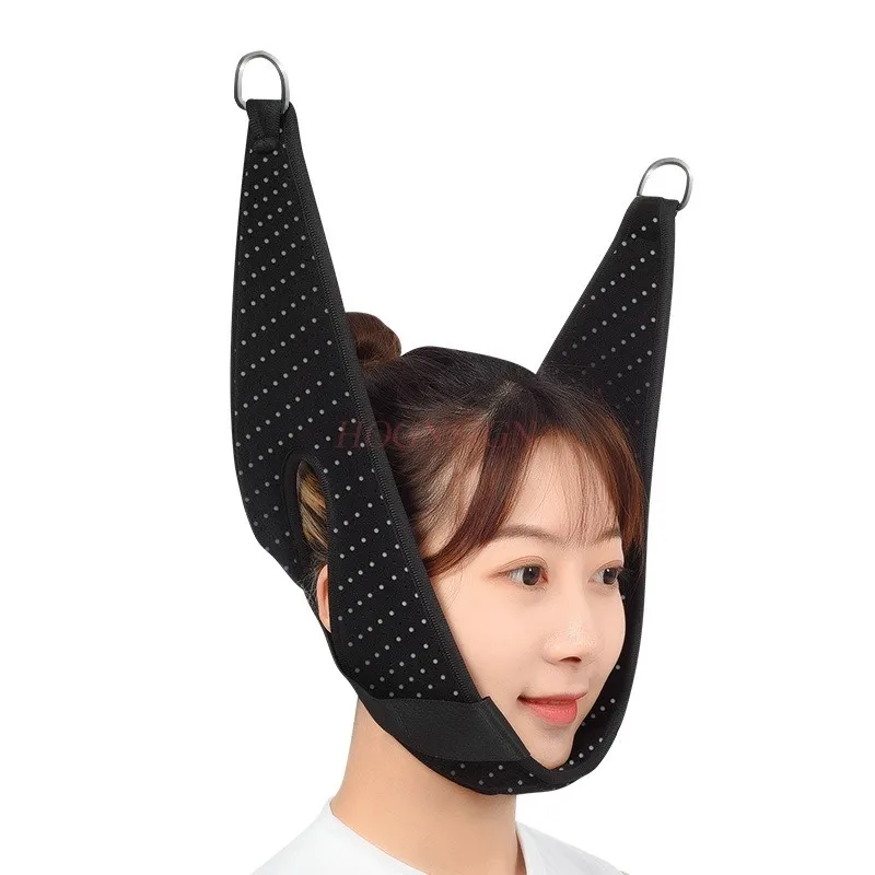 Cervical traction belt sling hanging neck stretch neck correction traction device breathable soft not stuck neck traction device