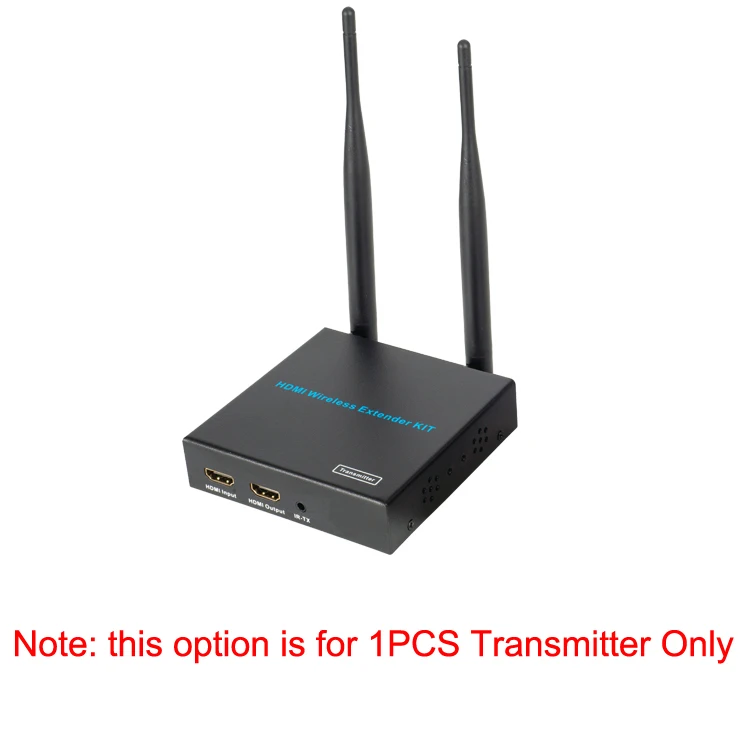 100 м беспроводной Wi-Fi HDMI удлинитель 1 передатчик TX до 4 приемник RX 1080P 60Hz HD tv локальная петля-выход HDMI удлинитель DVD ПК к ТВ - Цвет: Only 1 TX