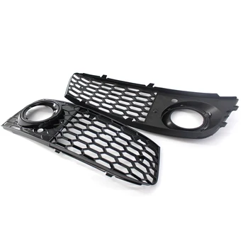 

Front Car Sticker Styling Detector ABS Cover Trim Front Head Fog Light Lamp Frame for Audi A4/A4L B8 2009-2012