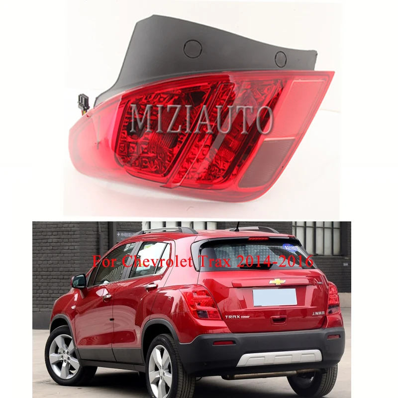 Для Chevrolet Trax- задний фонарь бампер Предупреждение льная лампочка задний фонарь в сборе противотуманная лампа задняя бампер