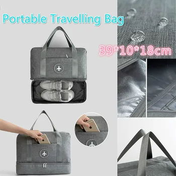 

Oxford Cloth Portable Travelling Bag for Shoes/Cosmetics/Makeup Brush Bathing Bag Waterproof Clothing Storage Sports Fitness Bag