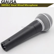 شحن مجاني ، جودة عالية SM58LC shuretype سلك الصوتية ميكروفون|Microphones|  